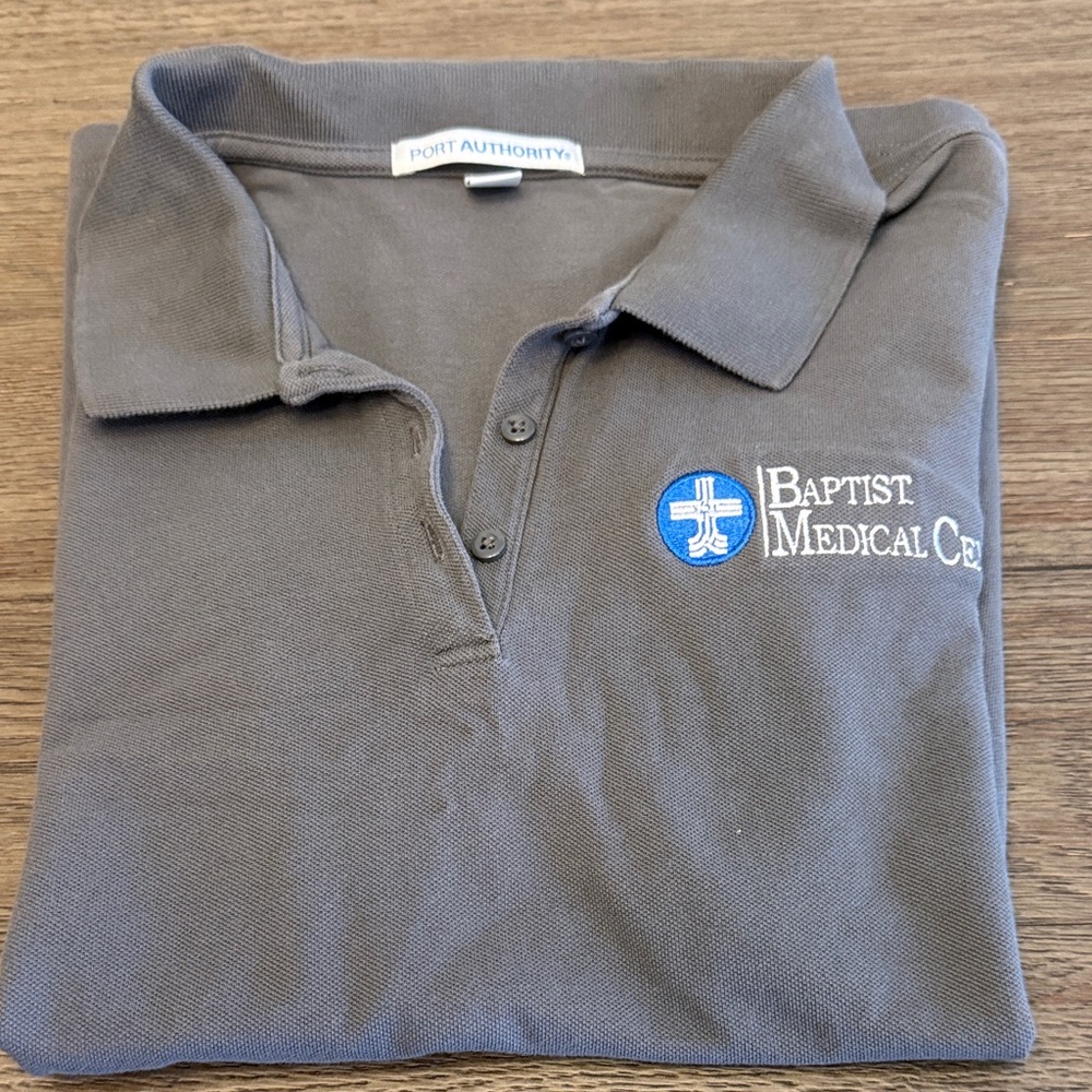 Port Authority Charcoal Polo with Embroidered Logo